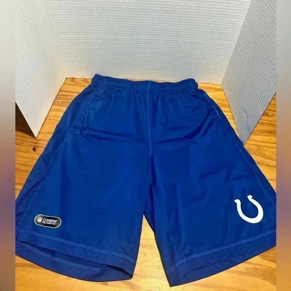 Under Armour Other - Indianapolis Colts Blue Under Armour Heat Gear Shorts Size Small